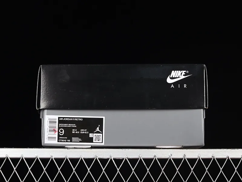 All categories Air Jordan Jordan series basketball shoes Air Jordan 11 pure original version Air Jordan 11 "Cherry" AJ11 Joe 11 cherry red high-top basketball shoes CT8012-116